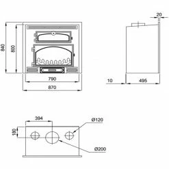 Ενεργειακό τζάκι με φούρνο BRONPI EVEREST 14 KW 9 Ενεργειακό τζάκι με φούρνο BRONPI EVEREST 14 KW -ΕΝΕΡΓΕΙΑΚΑ ΤΖΑΚΙΑ Εκπτώσεις energeiako tzaki me foyrno bronpi everest 14 kw 1