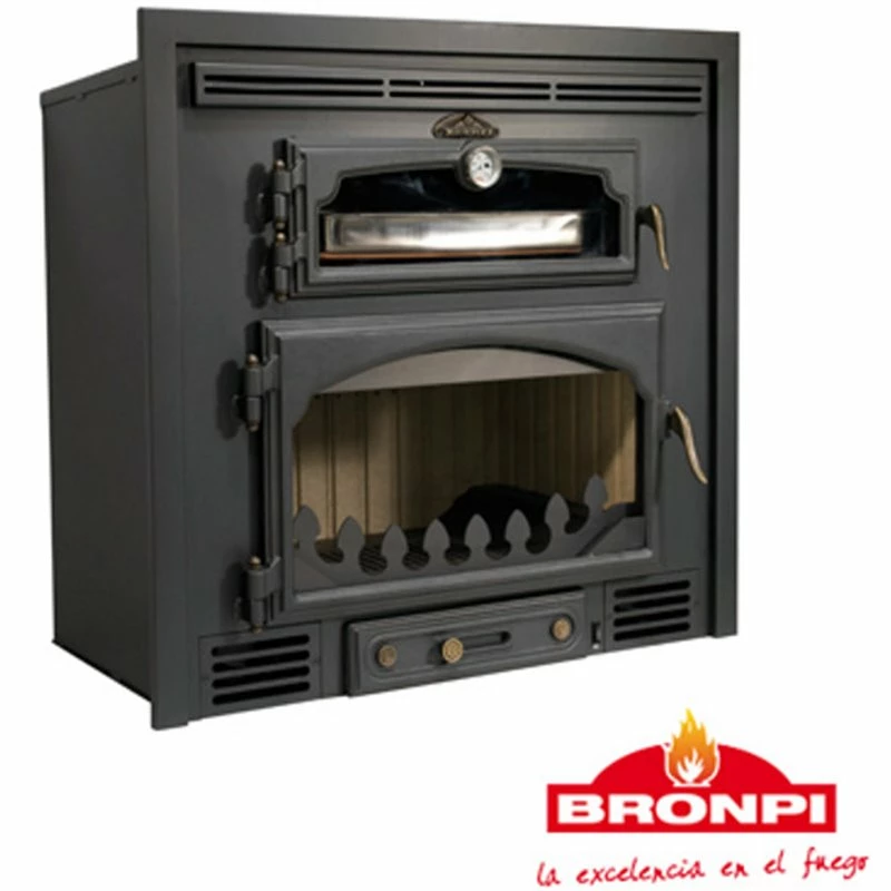 Ενεργειακό τζάκι με φούρνο BRONPI EVEREST 14 KW 3 Ενεργειακό τζάκι με φούρνο BRONPI EVEREST 14 KW