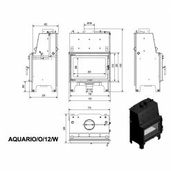 Ενεργειακό τζάκι κλειστού δοχείου KRATKI AQUARIO/O/12/PW/W 12KW / 120 - 150m2 -ΕΝΕΡΓΕΙΑΚΑ ΤΖΑΚΙΑ Εκπτώσεις kratki aquario o 12kw 100 180m2 acumotte 2