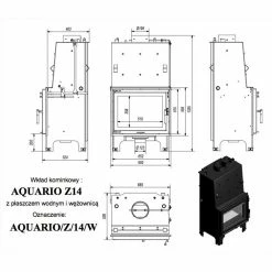 Ενεργειακο τζάκι καλοριφέρ κλειστού δοχείου KRATKI AQUARIO/Z/14/PW/W 14KW -ΕΝΕΡΓΕΙΑΚΑ ΤΖΑΚΙΑ Εκπτώσεις kratki aquario z 14kw acumotte 2
