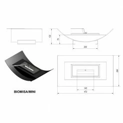 Εστία / Τζάκι βιοαιθανόλης KRATKI BIOMISA/MINI/TUV -ΕΝΕΡΓΕΙΑΚΑ ΤΖΑΚΙΑ Εκπτώσεις kratki biomisa mini tuv 1 2