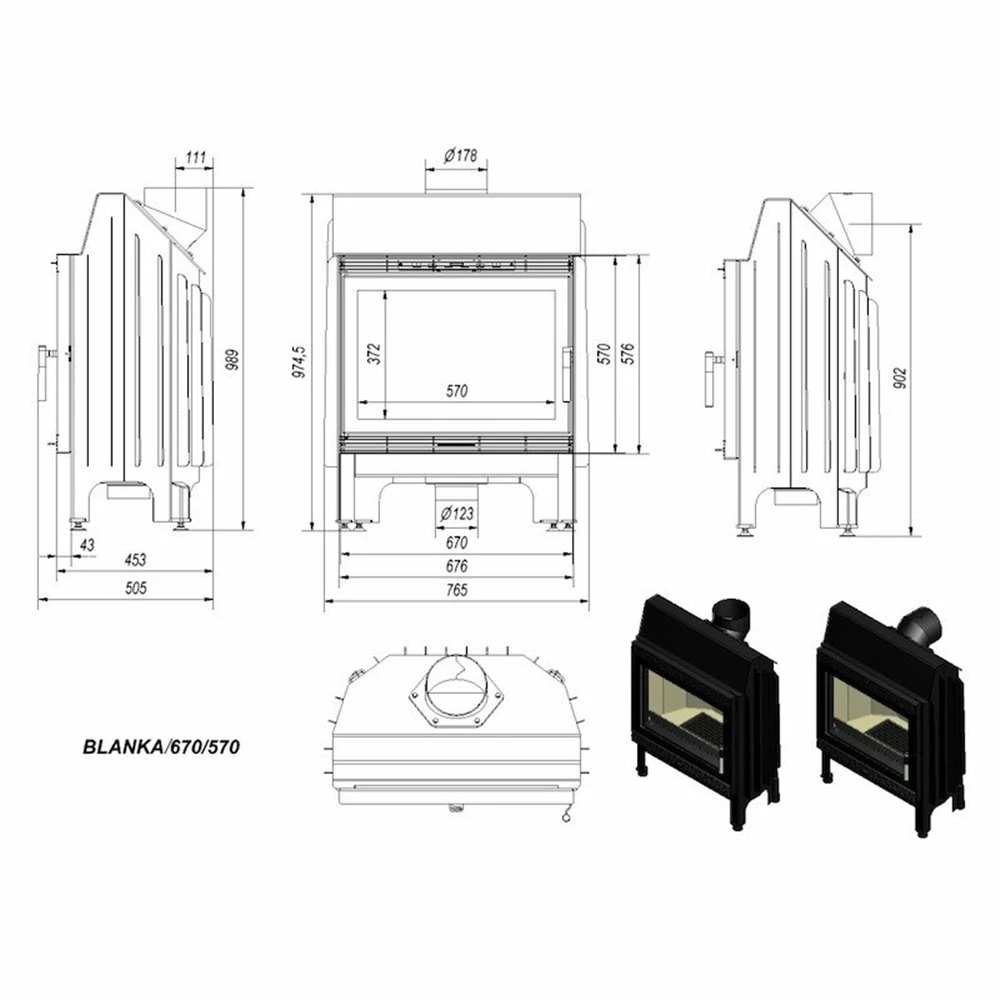 Ενεργειακό τζάκι αερόθερμο ίσιο KRATKI BLANKA 670/570 12KW / 90-120m2 5 Ενεργειακό τζάκι αερόθερμο ίσιο KRATKI BLANKA 670/570 12KW / 90-120m2 - Image 3