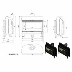 Ενεργειακό τζάκι αερόθερμο με επένδυση Acumotte KRATKI BLANKA/910 14KW / 100-130m2 -ΕΝΕΡΓΕΙΑΚΑ ΤΖΑΚΙΑ Εκπτώσεις kratki blanka 910 14kw 100 130m2 acumotte 2