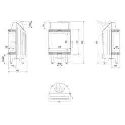 Ενεργειακό τζάκι αερόθερμο 3 όψεων KRATKI BLANKA 670/570/LP/BS 8 KW / 80-110m2 -ΕΝΕΡΓΕΙΑΚΑ ΤΖΑΚΙΑ Εκπτώσεις kratki blanka lp bs 8kw 80 1102 acumotte 2