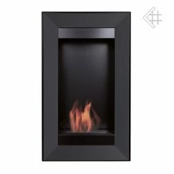 Εστία / Τζάκι βιοαιθανόλης τοίχου KRATKI CHARLIE/2/CZARNY/TUV