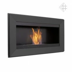 Εστία / Τζάκι βιοαιθανόλης τοίχου KRATKI CHARLIE/CZARNY/TUV