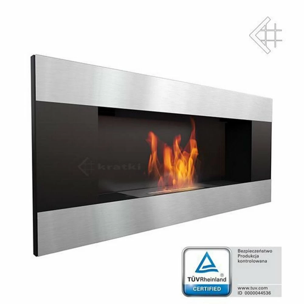 Εστία / Τζάκι βιοαιθανόλης τοίχου KRATKI DELTA 2 HORIZONTAL TUV 3 Εστία / Τζάκι βιοαιθανόλης τοίχου KRATKI DELTA 2 HORIZONTAL TUV