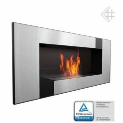 Εστία / Τζάκι βιοαιθανόλης τοίχου KRATKI DELTA 2 QUBE TUV