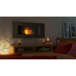 Εστία / Τζάκι βιοαιθανόλης τοίχου KRATKI DELTA2/CZARNY/TUV -ΕΝΕΡΓΕΙΑΚΑ ΤΖΑΚΙΑ Εκπτώσεις kratki delta2 czarny tuv 1 3