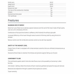 Ενεργειακό τζάκι αερόθερμο μαντεμένιο ίσιο KRATKI ERYK/PF 12KW / 100-130m2 -ΕΝΕΡΓΕΙΑΚΑ ΤΖΑΚΙΑ Εκπτώσεις kratki eryk 12kw 100 130m2 1 4