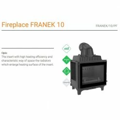 Ενεργειακό τζάκι αερόθερμο μαντεμένιο KRATKI FRANEK 10KW / 90-110m2 -ΕΝΕΡΓΕΙΑΚΑ ΤΖΑΚΙΑ Εκπτώσεις kratki franek 10kw 90 110m2 1 4