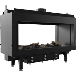 Ενεργειακό τζάκι φυσικού αερίου διαμπερές KRATKI LEO/100/TUNEL/G20