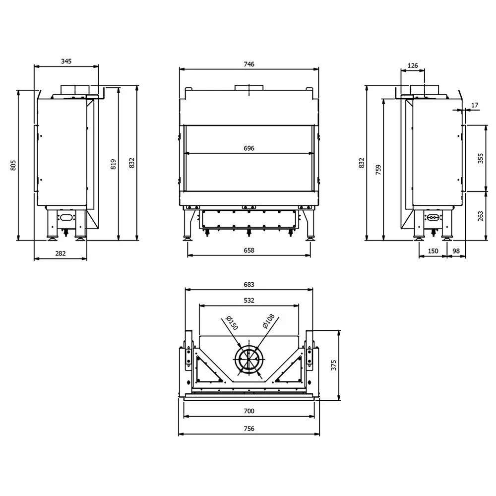 Ενεργειακό τζάκι φυσικού αερίου KRATKI LEO/70/G20 7,8KW (65M2) 4 Ενεργειακό τζάκι φυσικού αερίου KRATKI LEO/70/G20 7,8KW (65M2) - Image 2