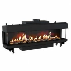 Ενεργειακό τζάκι υγραερίου 3 όψεων KRATKI LEO/LP/200/G31/37MBAR 8,5-17KW (90-180M2)