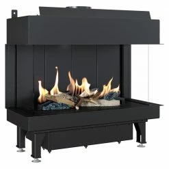 Ενεργειακό τζάκι υγραερίου 3 όψεων KRATKI LEO/LP/70/G31/37MBAR