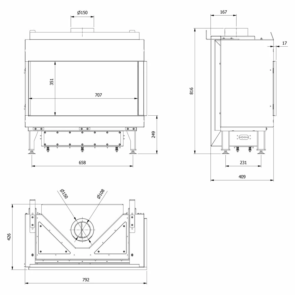 Ενεργειακό τζάκι υγραερίου δεξιά γωνία KRATKI LEO/P/70/G31/37MBAR 4 Ενεργειακό τζάκι υγραερίου δεξιά γωνία KRATKI LEO/P/70/G31/37MBAR - Image 2