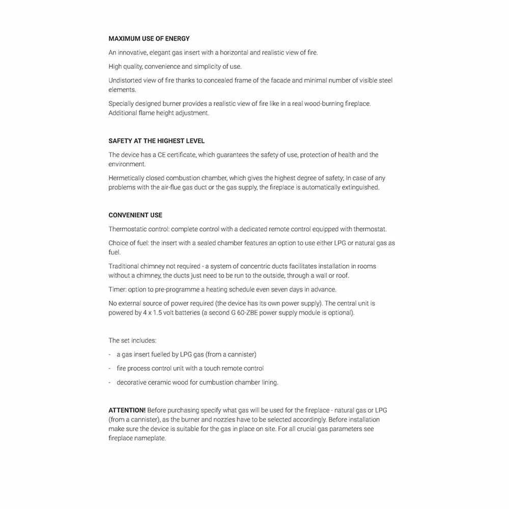 Ενεργειακό τζάκι υγραερίου δεξιά γωνία KRATKI LEO/P/70/G31/37MBAR 6 Ενεργειακό τζάκι υγραερίου δεξιά γωνία KRATKI LEO/P/70/G31/37MBAR - Image 4