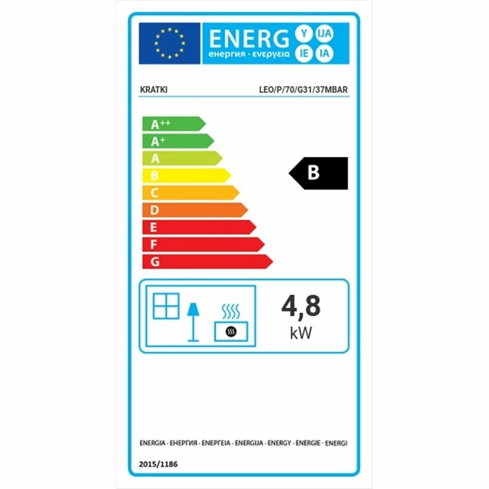 Ενεργειακό τζάκι υγραερίου δεξιά γωνία KRATKI LEO/P/70/G31/37MBAR 8 Ενεργειακό τζάκι υγραερίου δεξιά γωνία KRATKI LEO/P/70/G31/37MBAR - Image 6
