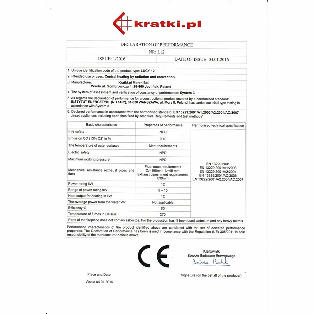 Ενεργειακό τζάκι αερόθερμο KRATKI LUCY/12 12KW 80-130M2 7 Ενεργειακό τζάκι αερόθερμο KRATKI LUCY/12 12KW 80-130M2 - Image 5