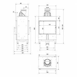 Ενεργειακό τζακι διαμπερές KRATKI LUCY/12/T 12KW 100-160M2 -ΕΝΕΡΓΕΙΑΚΑ ΤΖΑΚΙΑ Εκπτώσεις kratki lucy 12 t 12kw 100 160m2 termotec 1