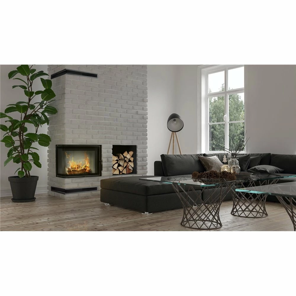 Ενεργειακό τζάκι αερόθερμο αριστερή γωνία KRATKI LUCY/14/SLIM/L/BS 10KW 80-100M2 4 Ενεργειακό τζάκι αερόθερμο αριστερή γωνία KRATKI LUCY/14/SLIM/L/BS 10KW 80-100M2 - Image 2