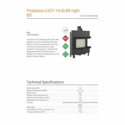 Ενεργειακό τζάκι αερόθερμο δεξιά γωνία KRATKI LUCY/14/SLIM/P/BS 10KW 80-100M2 -ΕΝΕΡΓΕΙΑΚΑ ΤΖΑΚΙΑ Εκπτώσεις kratki lucy 14 slim p bs 10kw 80 100m2 termotec 2