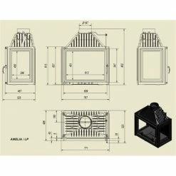 Ενεργειακό τζάκι μαντεμένιο πανοραμικό KRATKI MAJA/LP 8KW / 90-120m2 -ΕΝΕΡΓΕΙΑΚΑ ΤΖΑΚΙΑ Εκπτώσεις kratki maja lp 8kw 90 120m2 1 1