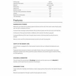 Ενεργειακό τζάκι αερόθερμο μαντεμένιο δεξιά γωνία KRATKI MAJA/P/BS/DECO 8KW / 90-120m2 -ΕΝΕΡΓΕΙΑΚΑ ΤΖΑΚΙΑ Εκπτώσεις kratki maja p bs deco 8kw 90 120m2 1 3