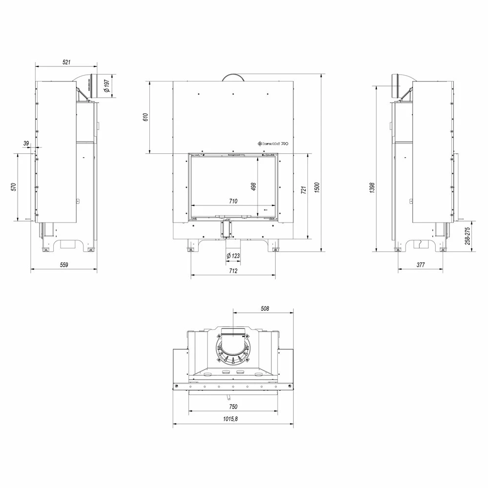 Ενεργειακό τζάκι αερόθερμο με συρόμενη πόρτα KRATKI MBA/G 17KW 160-200m2 4 Ενεργειακό τζάκι αερόθερμο με συρόμενη πόρτα KRATKI MBA/G 17KW 160-200m2 - Image 2