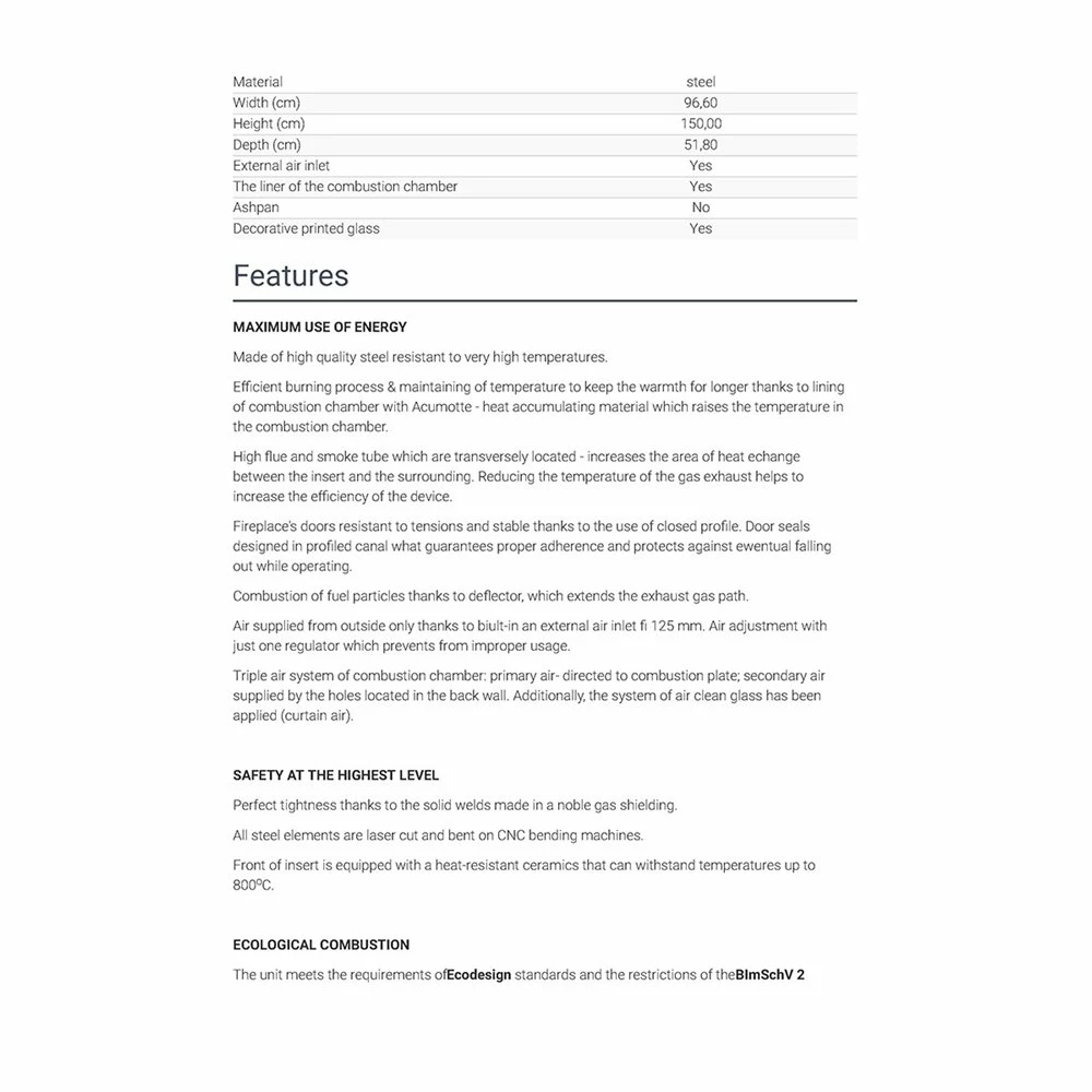 Ενεργειακό τζάκι αερόθερμο με συρόμενη πόρτα KRATKI MBA/G 17KW 160-200m2 6 Ενεργειακό τζάκι αερόθερμο με συρόμενη πόρτα KRATKI MBA/G 17KW 160-200m2 - Image 4