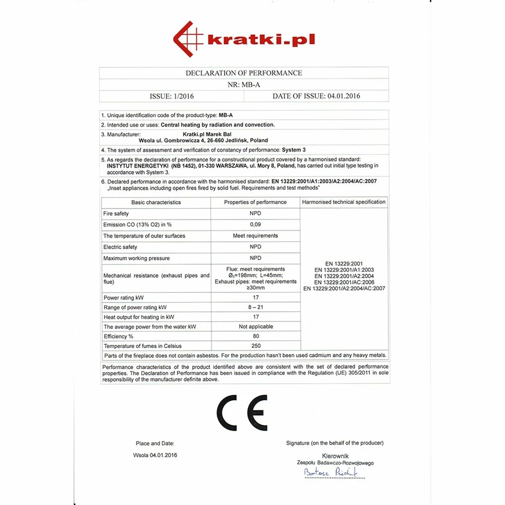 Ενεργειακό τζάκι αερόθερμο με συρόμενη πόρτα KRATKI MBA/G 17KW 160-200m2 8 Ενεργειακό τζάκι αερόθερμο με συρόμενη πόρτα KRATKI MBA/G 17KW 160-200m2 - Image 6