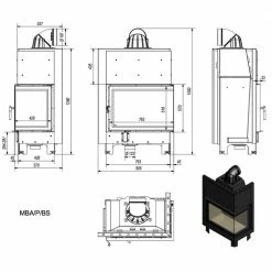 Ενεργειακό τζάκι αερόθερμο δεξιά γωνία KRATKI MBA/P/BS 17KW 160-200m2 -ΕΝΕΡΓΕΙΑΚΑ ΤΖΑΚΙΑ Εκπτώσεις kratki mba p bs 17kw 160 200m2 acumotte 3