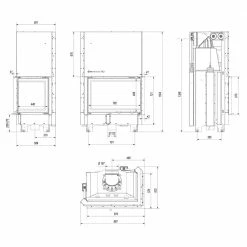 Ενεργειακό τζάκι αερόθερμο δεξιά γωνία με συρόμενη πόρτα KRATKI MBA/P/BS/G 17KW 160-200m2 -ΕΝΕΡΓΕΙΑΚΑ ΤΖΑΚΙΑ Εκπτώσεις kratki mba p bs g 17kw 160 200m2 termotec 1 1