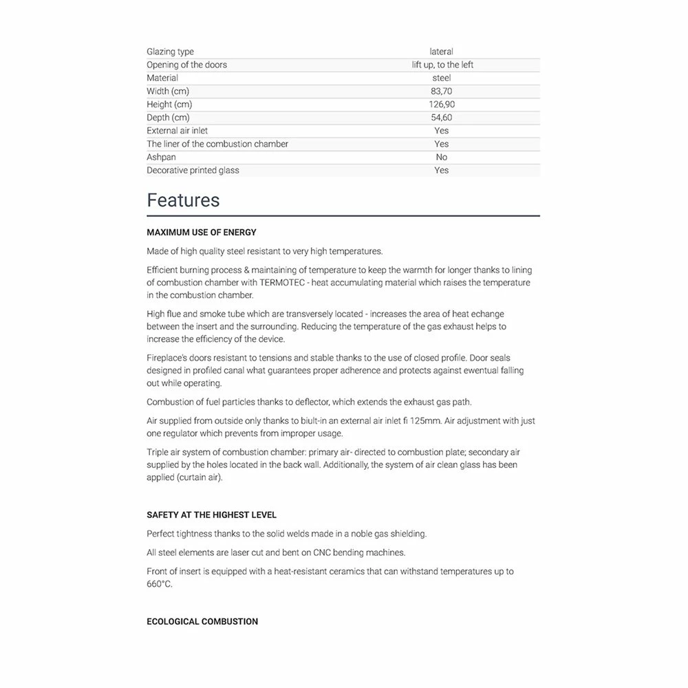 Ενεργειακό τζάκι αερόθερμο δεξιά γωνία με συρόμενη πόρτα KRATKI MBM/P/BS/G 10KW 110-140m2 6 Ενεργειακό τζάκι αερόθερμο δεξιά γωνία με συρόμενη πόρτα KRATKI MBM/P/BS/G 10KW 110-140m2 - Image 4