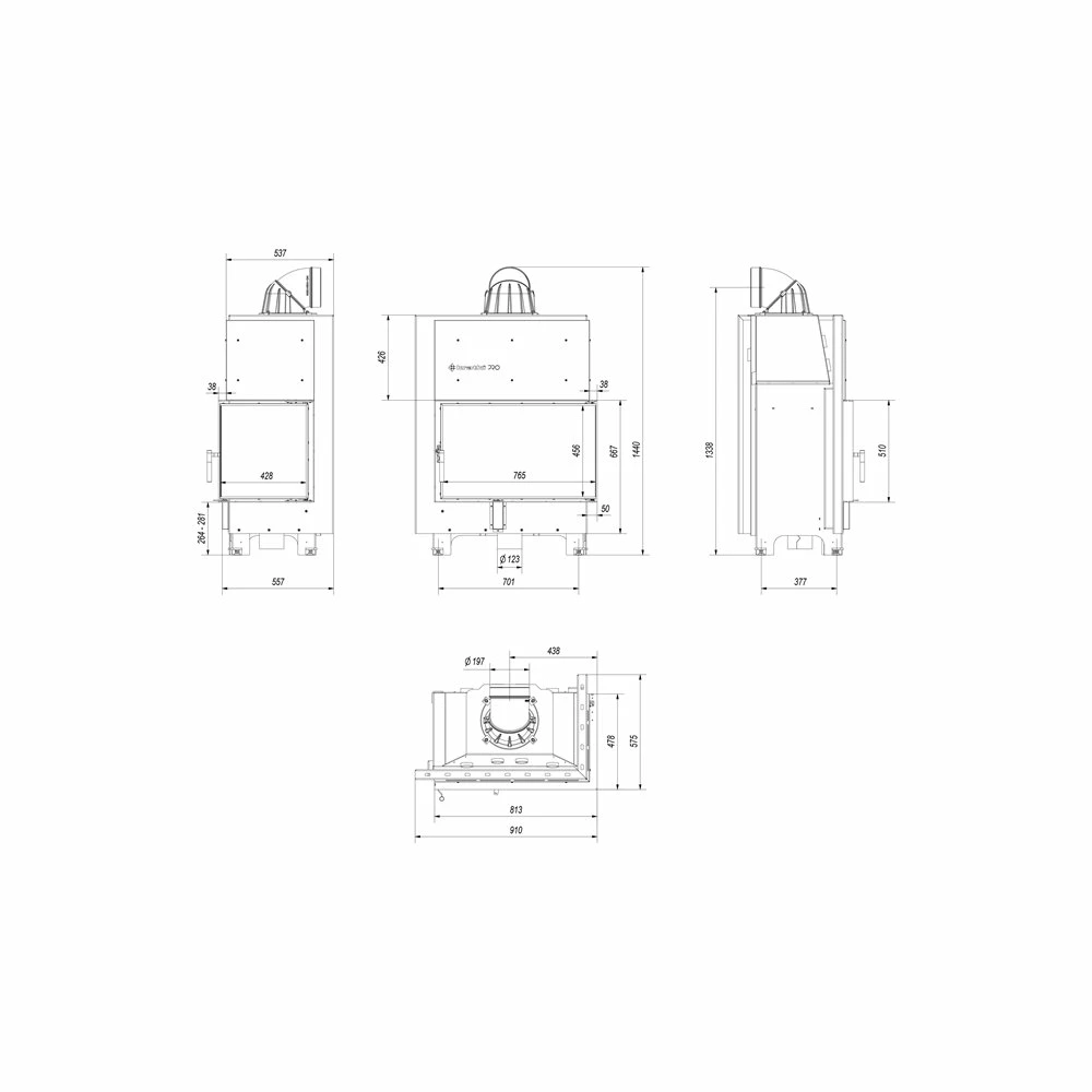 Ενεργειακό τζάκι αερόθερμο δεξιά γωνία KRATKI MBO/P/BS 15KW 140-180m2 4 Ενεργειακό τζάκι αερόθερμο δεξιά γωνία KRATKI MBO/P/BS 15KW 140-180m2 - Image 2