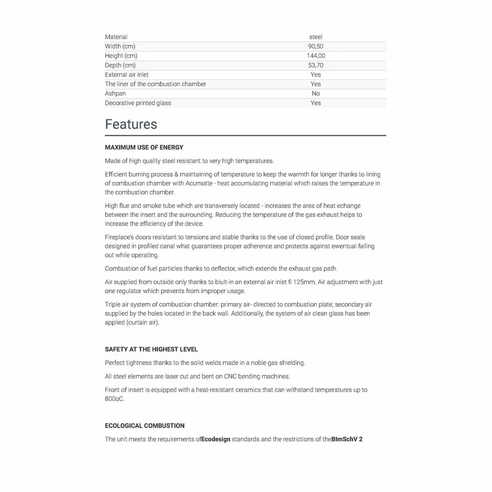 Ενεργειακό τζάκι αερόθερμο δεξιά γωνία KRATKI MBO/P/BS 15KW 140-180m2 7 Ενεργειακό τζάκι αερόθερμο δεξιά γωνία KRATKI MBO/P/BS 15KW 140-180m2 - Image 5