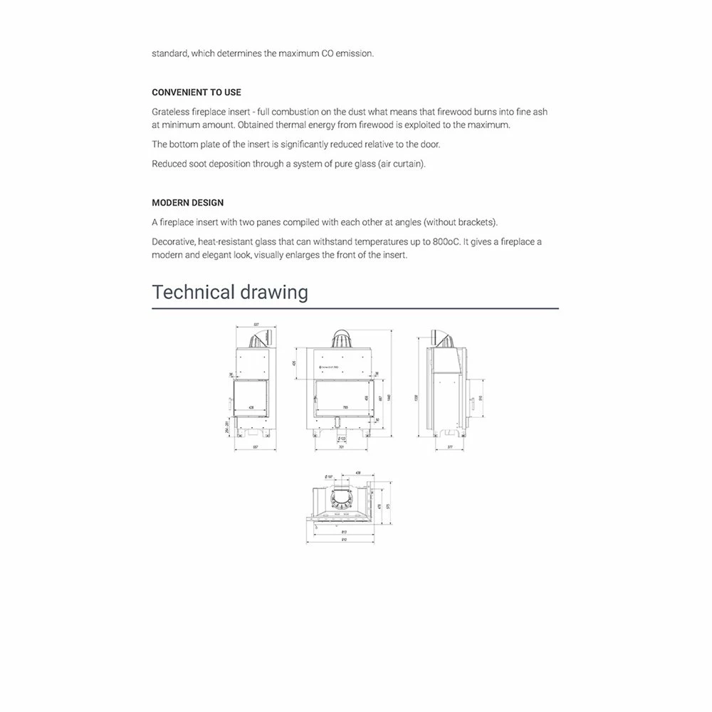 Ενεργειακό τζάκι αερόθερμο δεξιά γωνία KRATKI MBO/P/BS 15KW 140-180m2 8 Ενεργειακό τζάκι αερόθερμο δεξιά γωνία KRATKI MBO/P/BS 15KW 140-180m2 - Image 6