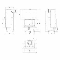 Ενεργειακό τζάκι αερόθερμο με συρόμενη πόρτα KRATKI MBZ/G 13KW 120-150m2 -ΕΝΕΡΓΕΙΑΚΑ ΤΖΑΚΙΑ Εκπτώσεις kratki mbz g 13kw 120 150m2 termotec 1 1