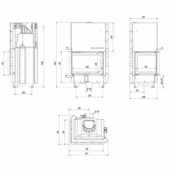 Ενεργειακό τζάκι αερόθερμο αριστερή γωνία με συρόμενη πόρτα KRATKI MBZ/L/BS/G 13KW 120-150m2 -ΕΝΕΡΓΕΙΑΚΑ ΤΖΑΚΙΑ Εκπτώσεις kratki mbz l bs g 13kw 120 150m2 termotec 1 1