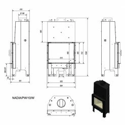 Ενεργειακό τζάκι καλοριφέρ KRATKI NADIA NADIA/PW/10/W 10KW / 110-140m2 -ΕΝΕΡΓΕΙΑΚΑ ΤΖΑΚΙΑ Εκπτώσεις kratki nadia 10kw acumotte 2