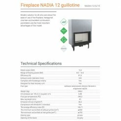 Ενεργειακό τζάκι αερόθερμο με συρόμενη πόρτα KRATKI NADIA/12/G 12KW -ΕΝΕΡΓΕΙΑΚΑ ΤΖΑΚΙΑ Εκπτώσεις kratki nadia 12kw guilottine termotec 1 2