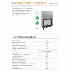 Ενεργειακό τζάκι αερόθερμο με συρόμενη πόρτα KRATKI NADIA/13/G 13KW / 120-160m2 -ΕΝΕΡΓΕΙΑΚΑ ΤΖΑΚΙΑ Εκπτώσεις kratki nadia 13kw guilottine 120 160m2 termotec 1 2