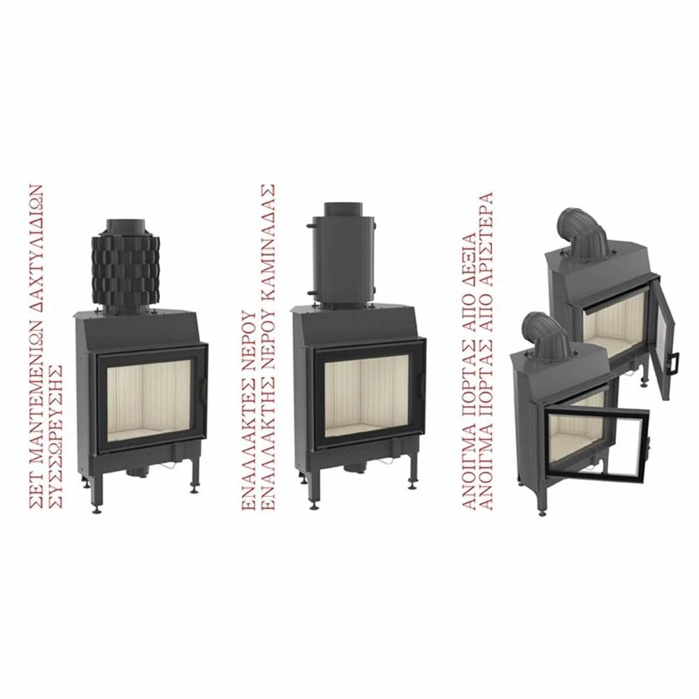 Ενεργειακό τζάκι αερόθερμο KRATKI NADIA 14KW 8 Ενεργειακό τζάκι αερόθερμο KRATKI NADIA 14KW - Image 6