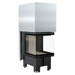 Ενεργειακό τζάκι συρόμενη πόρτα 3 όψεων KRATKI NBC/500/500 8KW (50-105M2)