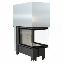 Ενεργειακό τζάκι συρόμενη πόρτα 3 όψεων KRATKI NBU/500/700 11KW (100-135M2)