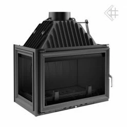 Ενεργειακό τζάκι αερόθερμο μαντεμένιο αριστερή γωνία KRATKI OLIWIA/L 18KW / 150-180m2