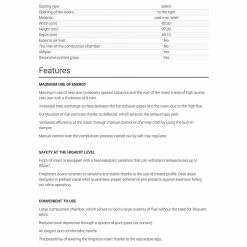 Ενεργειακό τζάκι μαντεμένιο δεξιά γωνία KRATKI OLIWIA/P/BS/DECO 18KW / 150-180m2 -ΕΝΕΡΓΕΙΑΚΑ ΤΖΑΚΙΑ Εκπτώσεις kratki oliwia p bs deco 18kw 150 180m2 1 3