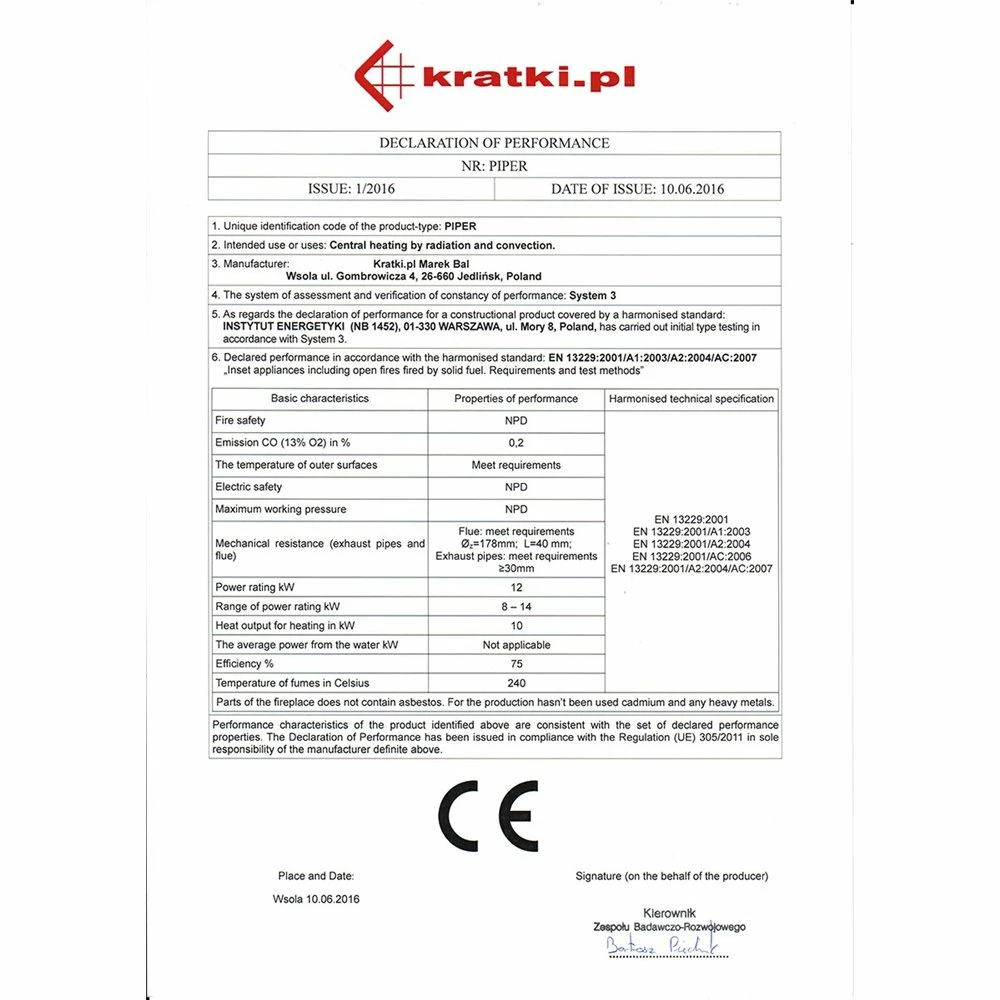 Ενεργειακό τζάκι αερόθερμο αριστερή γωνία KRATKI PIPER/L 10KW 80-100M2 6 Ενεργειακό τζάκι αερόθερμο αριστερή γωνία KRATKI PIPER/L 10KW 80-100M2 - Image 4