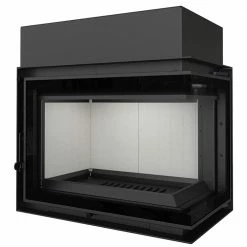 Ενεργειακό τζάκι αερόθερμο δεξιά γωνία KRATKI PIPER/R 10KW 80-100M2