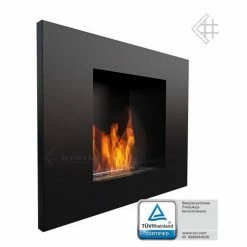 Εστία / Τζάκι βιοαιθανόλης τοίχου KRATKI QUAT TUVBLACK